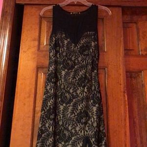 Long evening lace dress